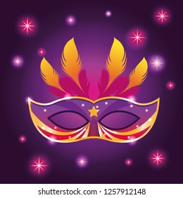 Mari gras mask