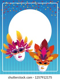 Mari gras mask