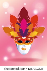 Mari gras mask