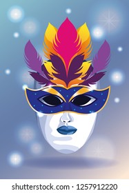 Mari gras mask