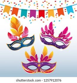 Mari gras masks