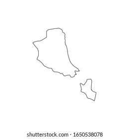 Maria Trinidad Sanchez region map in Dominican Republic country
