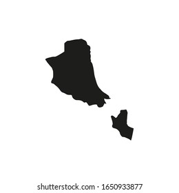 Maria Trinidad Sanchez region map in Dominican Republic country