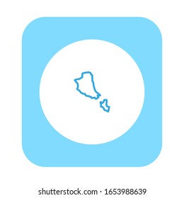 Maria Trinidad Sanchez region map in Dominican Republic country