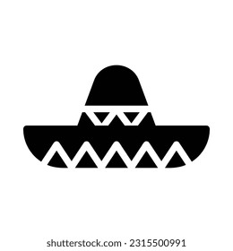 Mariachi, Culture Flat Icon Logo Illustration. Culture Icon-set. Suitable For Web Design, Logo, App.
