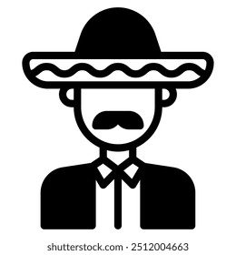 Ícone Mariachi para web, app, infográfico, etc