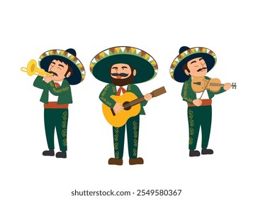 Mariachi. Mexican traditional performance. Happy holiday.