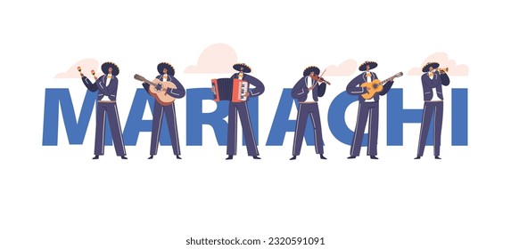 Mariachi Musicians Playing Traditional Mexican Music With Vibrant Costumes, Lively Rhythms, And Soulful Melodies