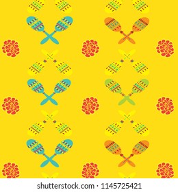 Mariachi Pattern Set 1 Maracas