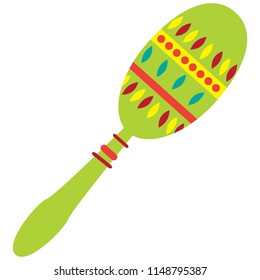 Mariachi Vector Maraca Green