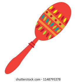 Mariachi Vector Maraca Red