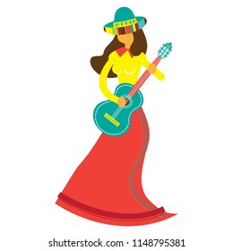 Mariachi Vector Woman