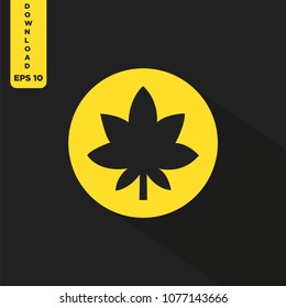 Mariajuana vector icon
