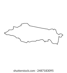 Maricao map, administrative division of Puerto Rico. Vector illustration.