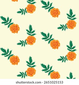 Marigold flower background, dia de muertos