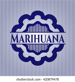 Marihuana jean background