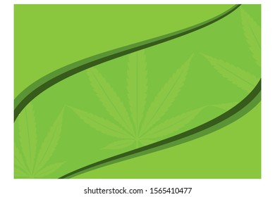 Marijuana Background Abstract Vector Illustration. Cannabis Leaf Vector Background