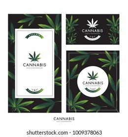 Marijuana , Cannabis Logo Graphics