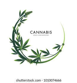 Marijuana, Cannabis Logo Graphics