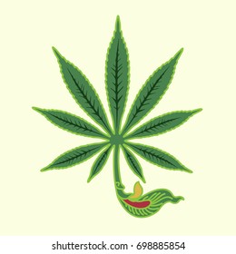 marijuana , cannabis logo graphics