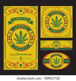  Marijuana , Cannabis Logo Graphics