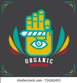 marijuana , cannabis logo graphics