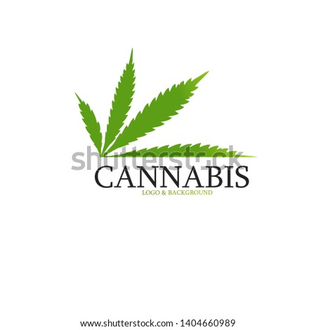 marijuana, cannabis logo graphics vecter
