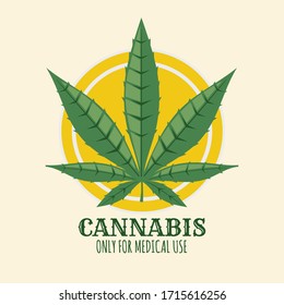 Hojas portadoras de marihuana o cannabis