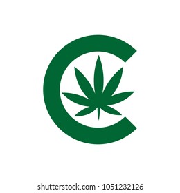 marijuana cannabis vector logo