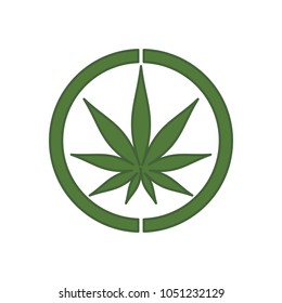 marijuana cannabis vector logo