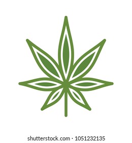 marijuana cannabis vector logo