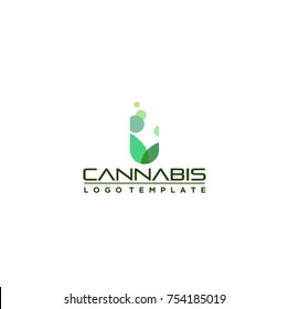 Marijuana Capsule Logo Template