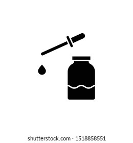 Marijuana, dose, tincture icon. Simple glyph, flat vector of marijuana icons for ui and ux, website or mobile application