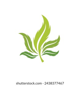 logo del extracto de marihuana, diseño del logotipo del CBD