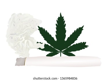 Marijuana ganja. vector illustration