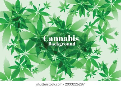 marijuana green leaves background design