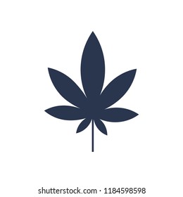 Marijuana Hemp Icon, Cannabis sign illustration