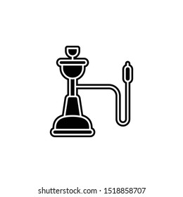 Marijuana, hookah icon. Simple glyph, flat vector of marijuana icons for ui and ux, website or mobile application