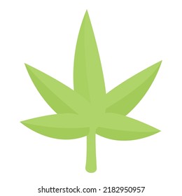 Marijuana Ikone Cartoon Vektor. Doping-Athlet. Vitamin-Stopfen