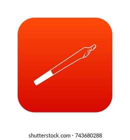 Marijuana icon digital red for any design isolated on white vector illustration