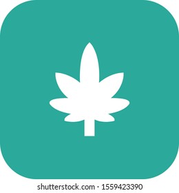 marijuana icon isolated on background
