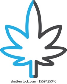 marijuana icon isolated on background
