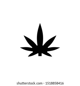 Marijuana icon. Simple glyph, flat vector of marijuana icons for ui and ux, website or mobile application