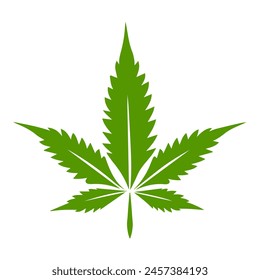 Marijuana icon. Vector illustration, EPS10
