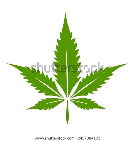 Marijuana icon. Vector illustration, EPS10
