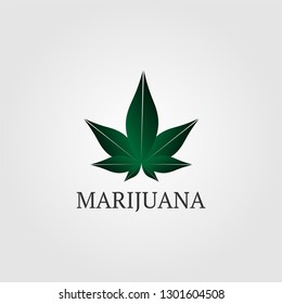 Marijuana icons template, vector logo for business corporate, cannabis, leaf, medical, elements, illustration