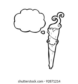 marijuana joint cartoon character