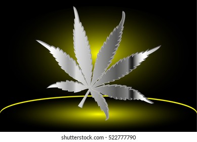 Marijuana leaf, cannabis, cannabis leaf,