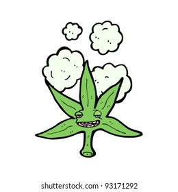 marijuana leaf cartoon