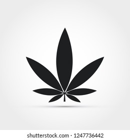 Marijuana-Blattsymbol